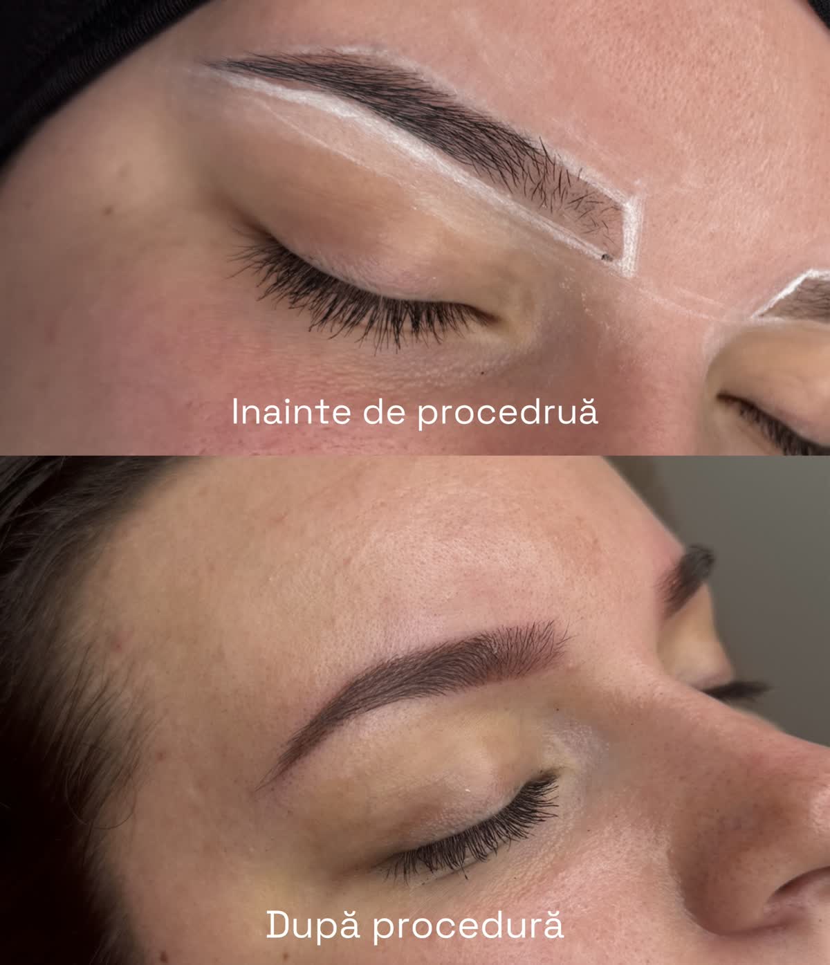 Micropigmentare sprâncene – before after